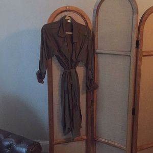 Carly Jean Los Angeles Drapey Trench Coat